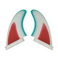New Design Enhance Surfboard Fins Colorful Fiberglass Double Tabs 2 Fin