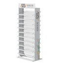 Super Large Capacity Customizable Metal Nail Polish Display Shelf Carton Packaging Super Large Capacity Nail Polish Display