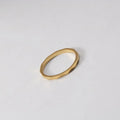 Joolim High End 18K Gold Plated Tungsten Stainless Steel Triangular Facet Dainty Rings for Women Finger Ring Non Tarnish