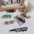 Custom Korean Acetate Hair Clip Y2k Cute Heart Shaped Hair Clips Personalized Girl Lovely Hair Clip