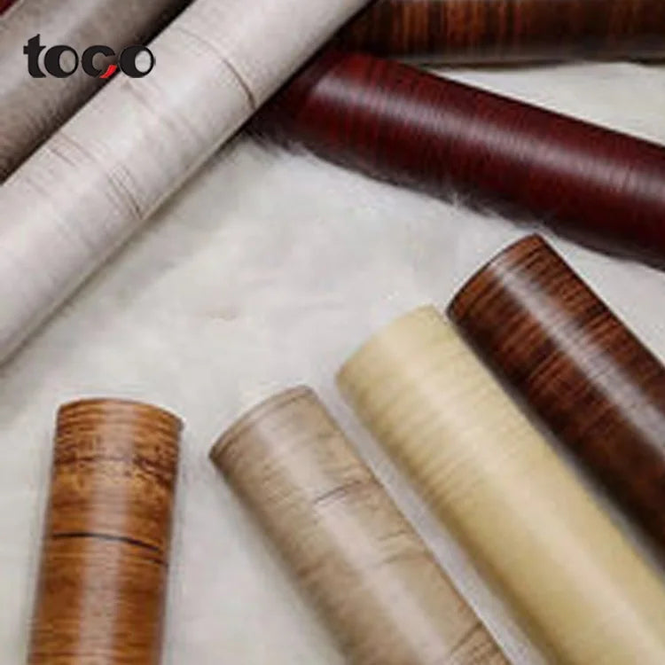 Toco Furniture Modern Style PVC Contact Paper Self-Adhesive Explosion-Proof Decorative Films Made in China