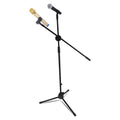 Factory Wholesale Price M-200 Adjustable Metal Mic Stand Microphone with Two Mic Holder for Drum Performance