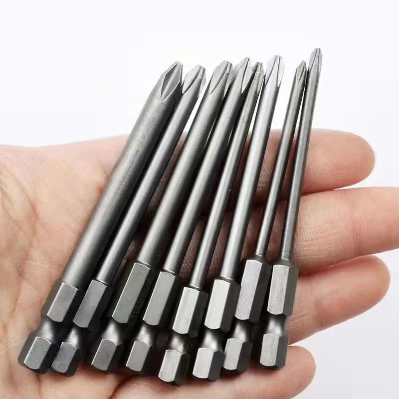 Magnetic Hexagon Screwdriver S2 Steel 1/4" Hex Shank 50mm Power Drill Bit