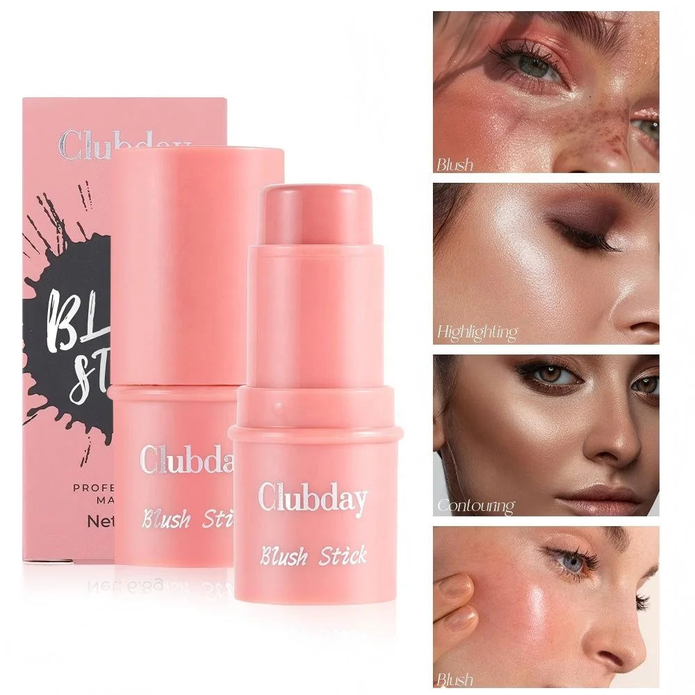 Wholesale Popular Face Matte Jelly Blush Stick Long Lasting Waterproof Natural Finished Blush Multi-use Facial Blush Cream