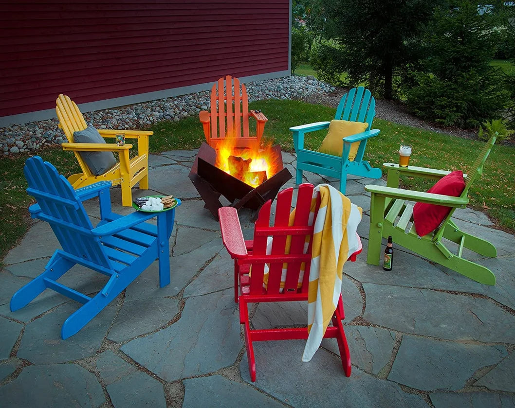 Good Price HDPE Recycled Plastic Adirondack Lounge Chair Beach Patio Adirondack Chair