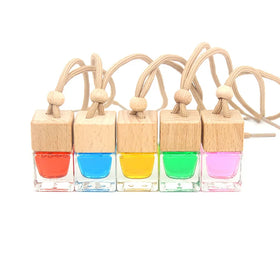 5ml/8ml/10ml Luxury Car Air Freshener Diffuser Glass Bottle Clear Empty Hanging Car Perfume Bottle