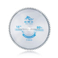 Industrial Grade White TCT 16" 405mm Circular Saw Blade with 80T Teeth for Wood Cutting 25.4mm Arbor OEM Long Life