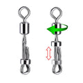 Guosong #2#4#6#8 Fishing Rolling Swivel Snap Fishing Line Quick Link Fishing Hook Fast Connector