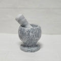 Wholesale Orange Marble Stone Mortar and Pestle Mortar Set 100%  Natural Marble Garlic Press Pestle and Mortar for Grinding