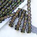 11mm Sewing Shiny Glitter Sequined Lace Cheap 18m Gold Silver Braided Turquoise Ribbon Diy Stage Clothing Costume Braid Trimming