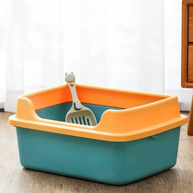 Wholesale Stocked Plastic Cat Litter Box