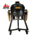 KIMSTONE 16 Inch Asador Chargrill Fours Bois Kamado Grill Xl Black Charcoal Ceramic Kamado Griller Smokeless Bbq Grill Charcoal