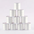 Ready to Ship 50m Per Roll Clear White Elastic Polyester Crystal String Cord