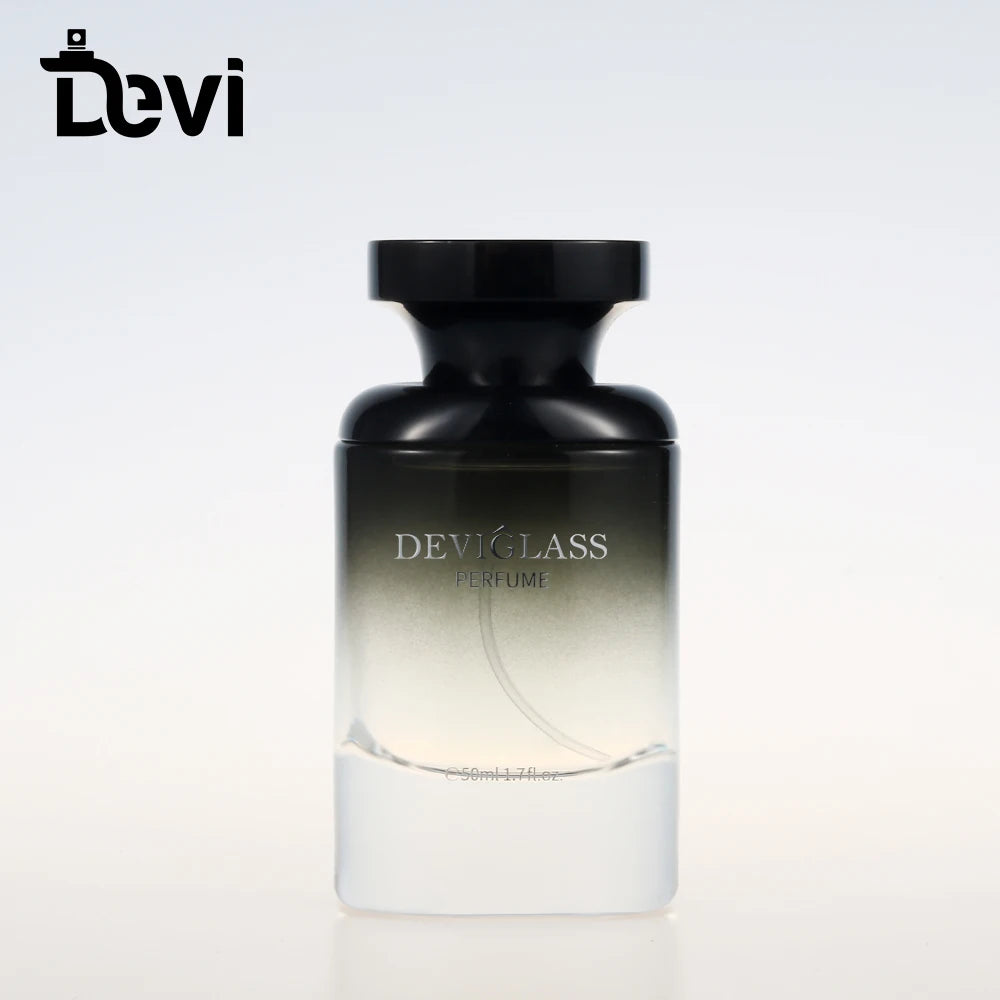 Devi Wholesale 30ml 50ml 100ml Luxury square clear Perfume Empty Container Perfume Glass Bottle for Perfume
