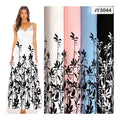 Digit Print Fabric Design Affordable Polyester Wholesale Floral Dress Fabric by the Yard