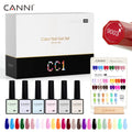 CANNI New 9ml Hema Free Gel Nail Polish Kit CC1 CC2 CC3 144 Colors Enamel Nail Polish Gel Kit With Base Top Primer Tip Glue
