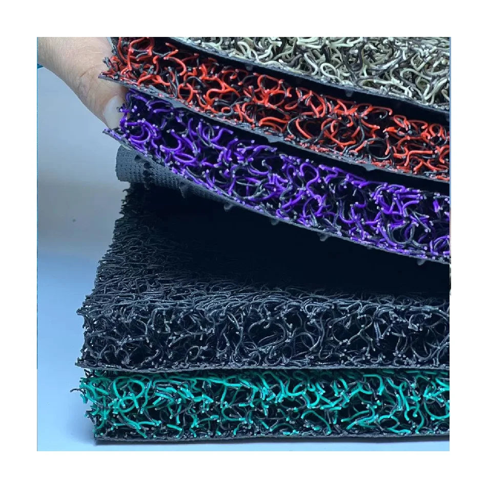 High-quality PVC Roll Wholesale Custom Waterproof Anti-slip PVC Coil Floor Mat in Rolls PVC Coil Mat