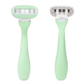 Lady Women razor System Razor Replaceable Refills with 5 Blades for Smooth Shaving