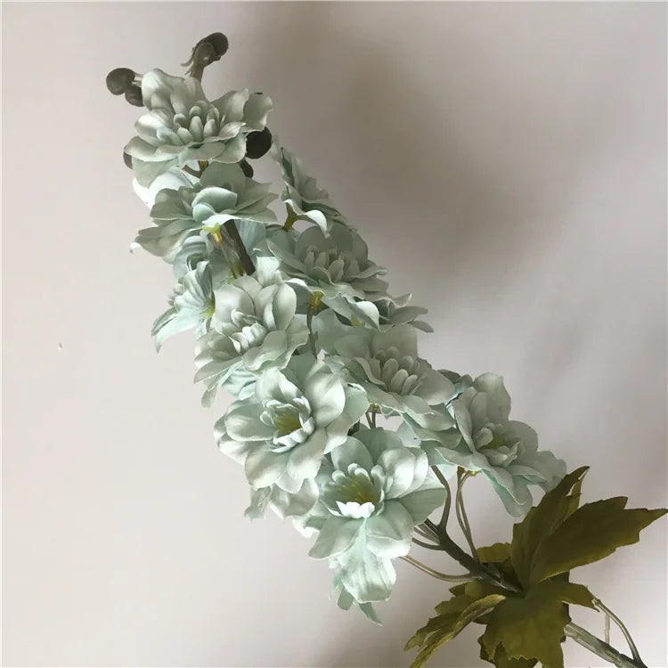 C091 Luxurious Artificial Silk Real Touch Delphinium Flower for Home Decor Easter Christmas Holiday Seasons Wedding Ornament