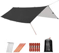 WOQI 210D Oxford Outdoor  Lightweight    Backpacking Rain Tarp Shelter for Hiking  Camping    Rain Fly Tarp