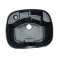 Modern Design Plastic Commercial Comfortable Hair Salon Shampoo Chairs Black Ceramic Basin Hairdressing Shampoo Bowl Backwash