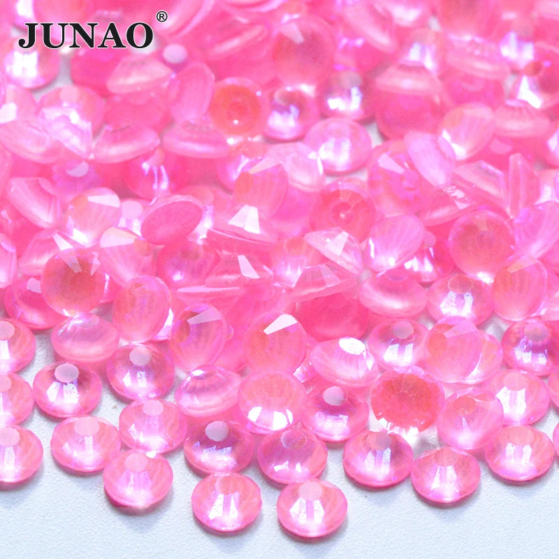 Fashion Ss6 Ss8 Ss10 Ss12 Ss16 Ss20 Ss30 Luminous Crystal Stones Flatback Glow in the Dark Glass Rhinestone for Nail Decoration