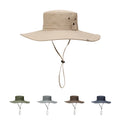 GJ XMZ77 Fashionable Bucket Hats Sun Protection Waterproof Fabric Outdoor Sports Waterproof Bucket Hats for Unisex
