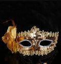 Masquerade Sequin Laser Mask Women Venetian Flower Eye Masks Christmas Party Dance Ball Cosplay Supplies