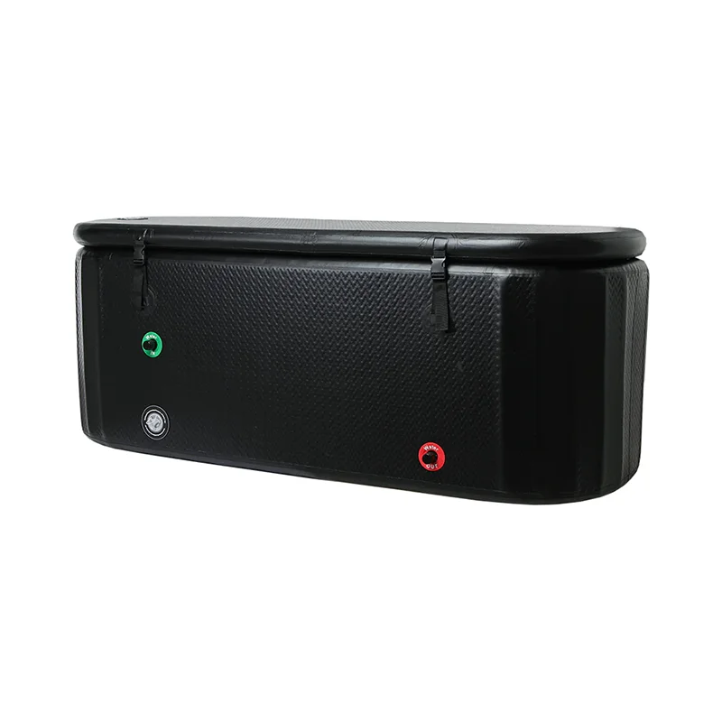 Direct Manufacturer's Portable PVC Ice Bath Tub Drop Stitch Water Chiller Recovery Pool Cover Shower-Available Sale Four Seasons