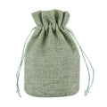 Promotional Custom Drawstring Bag Round Shape Bottom Designer Jute Bag Pouch with Round Bottom for Bottle Gift Bag