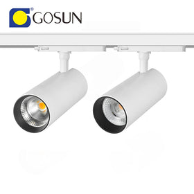 CRI90 Anti Glare Flicker Free COB LED Track Light 20W-42W Single Phase 3/4-wire Adapter Modern Design Style with Aluminum Body
