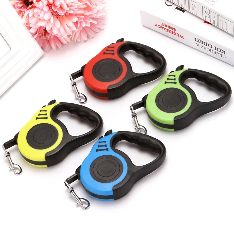 RM Wholesale Heavy Duty Adjustable Collars Dog Accessories Lead Strap Automatic Pet Retractable Dog Leash