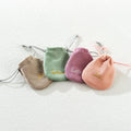 Luxury Microfiber Satin Drawstring Pouch Pink Velvet for Earrings and Necklaces Jewelry Microfiber Satin Drawstring Pouches