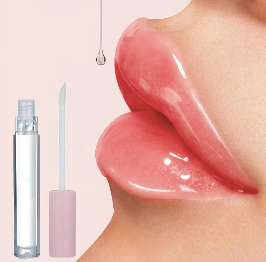 New Arrivals Private Label Lip Pump Plumper Vegan clear Lip Oil Lip Serum Plumper Gloss