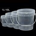 Factory Custom Logo Round Clear Food Grade Packaging PP Plastic Buckets 1000ml With Lids