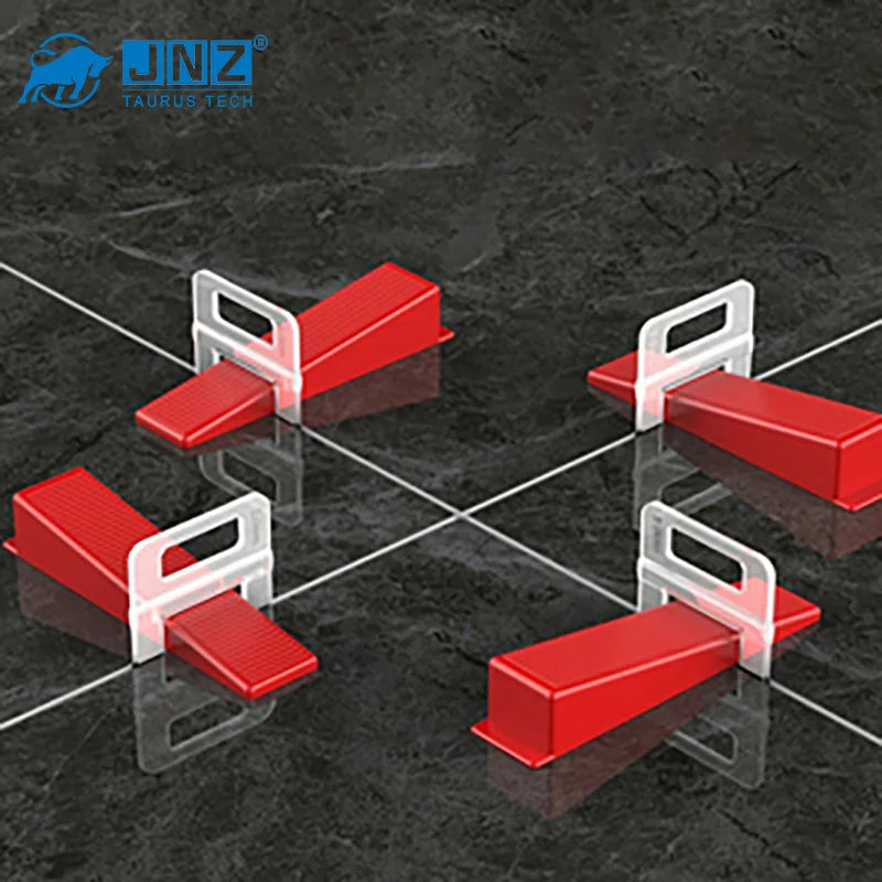 JNZ Premium Quality 100pcs/bag Tile Leveling System Level Wedges Tile Spacers for Flooring Wall