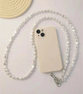 Fashion Universal Mobile Phone Straps Factory Neck Strap Cross Body Wrist Ropes Phone case Holder Pearl Chain
