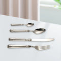 304 Stainless Steel Cutlery Knife Fork Spoon Flatware Set Silverware Wholesale