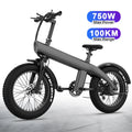 US EU Stock Drop Shipping 800W/1000W Motor 20 Inch Fat Tire Electric Folding Bike Aluminum Alloy Road Bicycles for Adults