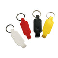 Customizable Logo Hard Plastic Key Ring Bottle and Can Opener for Promotional Gifts and Beer Bottle Opening