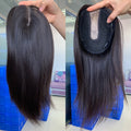 Beauty Girl Size 6x7inch Silk Base Hair Toppers for Thinning Hair Women Clip in Top Hairpiece Hair Fringe Toupee Replacement