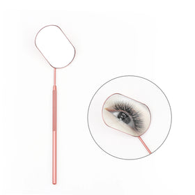 XIUSUZAKI Professional Eyelash Tools Eyelash Extensions Accessories Stainless Steel Eyelash Mirror With Customized Logo