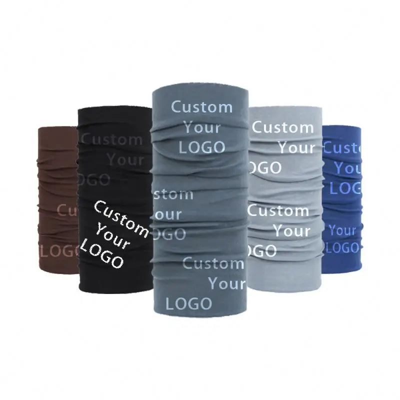Wholesale Custom Logo Design Printed Buffs Seamless Tube Tubular Neckwear Bandana Scarf Face Cover Neck Gaiter for Sports