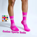 OEM Printing Designer Manufacture Sports Socks Thick Mens Ladies Padded Sports Socks Custom Logo