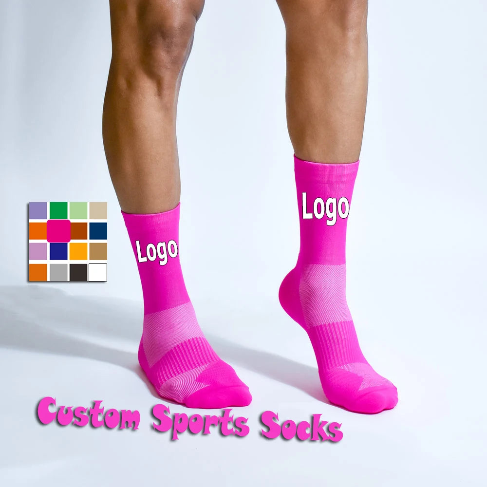 OEM Printing Designer Manufacture Sports Socks Thick Mens Ladies Padded Sports Socks Custom Logo