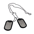 Cheap Custom Double Blank Stainless Steel Dog Tag Necklace with Ball Chains