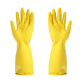 Long Waterproof Silicone Cleaning Gloves for Kitchen Dishwashing and Housework Food- Safe Summer Use