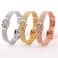 Wholesale DIY Mens 10mm Beaded Mesh Keeper Stainless Steel Jewelry Making Supplies Luxury Charm for Bracelets