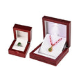 Custom Redwood Wooden Storage Box for Jewelry Necklace Pendant with LED Light for Wood Crafts Wooden Boxes Wall Signs