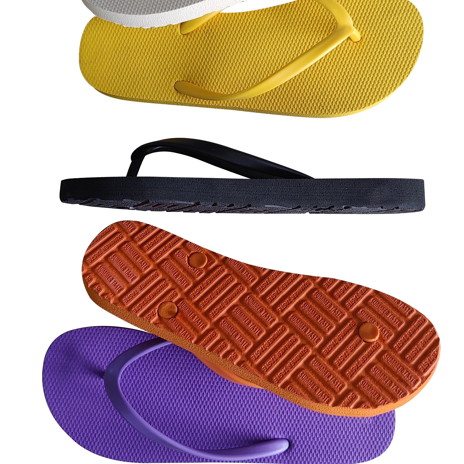 2022 Summer Casual Women's EVA Flip Flops Cheap Wholesale Custom Logo for Slippers Light Weight Anti-Slip Candy Color for Girls